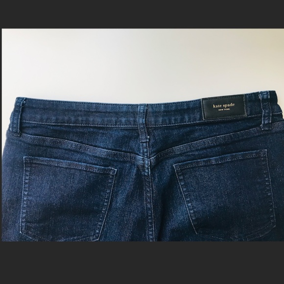 Dark blue Kate Spade Broome Street straight denim jeans size 30 - Picture 3 of 4